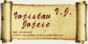 Vojislav Jojčić vizit kartica